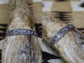 Antique T-bird Applique & Concho Repouse Row Cuff  c.1930～