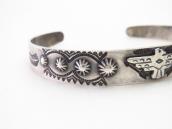 Antique T-bird Applique & Concho Repouse Row Cuff  c.1930～
