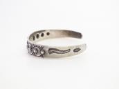 Antique T-bird Applique & Concho Repouse Row Cuff  c.1930～