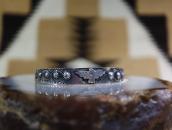 Antique T-bird Applique & Concho Repouse Row Cuff  c.1930～