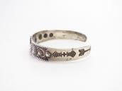 Atq Stamped T-bird Applique & Concho Repoused Cuff  c.1930～