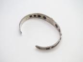 Atq Stamped T-bird Applique & Concho Repoused Cuff  c.1930～