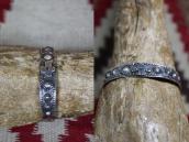 Atq Stamped T-bird Applique & Concho Repoused Cuff  c.1930～