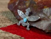 Atq Zuni or Navajo Knifewing Shaped Small Pin w/TQ  c.1930～