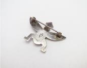 Atq Zuni or Navajo Knifewing Shaped Small Pin w/TQ  c.1930～