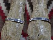 Antique 『ON BOOK』 卍 & Arrows Stamped Silver Cuff c.1930