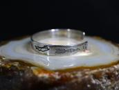 Antique 『ON BOOK』 卍 & Arrows Stamped Silver Cuff c.1930