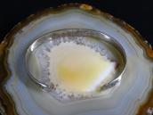 Antique 『ON BOOK』 卍 & Arrows Stamped Silver Cuff c.1930