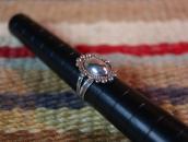 Vtg【BELL TRADING POST】Silver Concho Face Small Ring  c.1950～