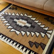 Vintage Navajo Rug 【Two Grey Hills】Saddle  95/121
