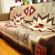 Antique Navajo Crystal Rug 【卍】  c.1920 126/177