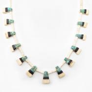 Antique Kewa/SantoDomingo Tub Depression Necklace  c.1930～