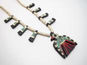 Antique Kewa/Santo Domingo Batterybird Necklace  c.1930～