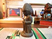 Antique Cast Metal 【Indian Boy】 Coin Bank   c.1920