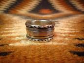 Greg Lewis Acoma 19th century Style Ingot Silver Ring JP22