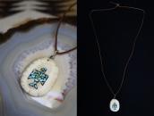 Vtg Kewa/SantoDomingo T-bird Chip Inlay Top Necklace c.1960～