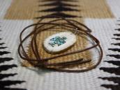 Vtg Kewa/SantoDomingo T-bird Chip Inlay Top Necklace c.1960～