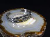 Antique Thunderbird & Horses Applique Silver Cuff c.1930