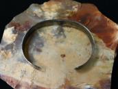 Antique Navajo 『ON BOOK』 T-bird & Arrow Applique Cuff c.1930