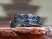 Antique Navajo 『ON BOOK』 T-bird & Arrow Applique Cuff c.1930
