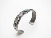 Antique Navajo 『ON BOOK』 T-bird & Arrow Applique Cuff c.1930