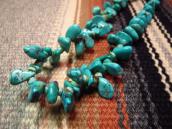 Vintage Single Strand Turquoise Heishi Necklace  c.1960～