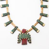 Atq Kewa/SantoDomingo Batterybird Depression Necklace c.1940