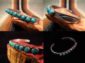 Antique Zuni Ingot Silver Cuff w/Great TQ  c.1940