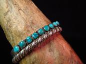 Antique Zuni Ingot Silver Cuff w/Great TQ  c.1940