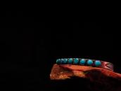 Antique Zuni Ingot Silver Cuff w/Great TQ  c.1940