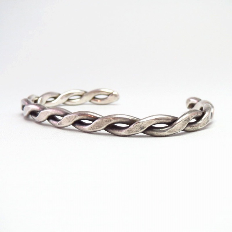Vintage Navajo Twisted Wire Narrow Cuff Bracelet  c.1960～