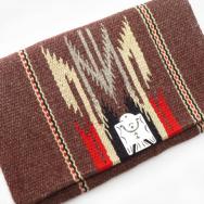 【Ganscraft】Atq Brown Chimayo Purse w/T-bird Concho  c.1930～