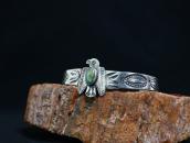 Atq Navajo『ON BOOK』T-bird Applique Ingot Silver Cuff c.1920～