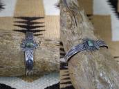 Atq Navajo『ON BOOK』T-bird Applique Ingot Silver Cuff c.1920～