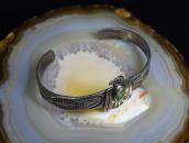 Atq Navajo『ON BOOK』T-bird Applique Ingot Silver Cuff c.1920～