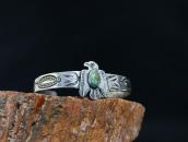 Atq Navajo『ON BOOK』T-bird Applique Ingot Silver Cuff c.1920～