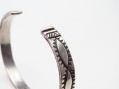 【Vidal Aragon】Old "Storyteller" Overlay Cuff in Slv c.1980～