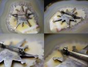 Vintage Zuni Multi-Stone Inlay Burst Star Pin Brooch c.1950～