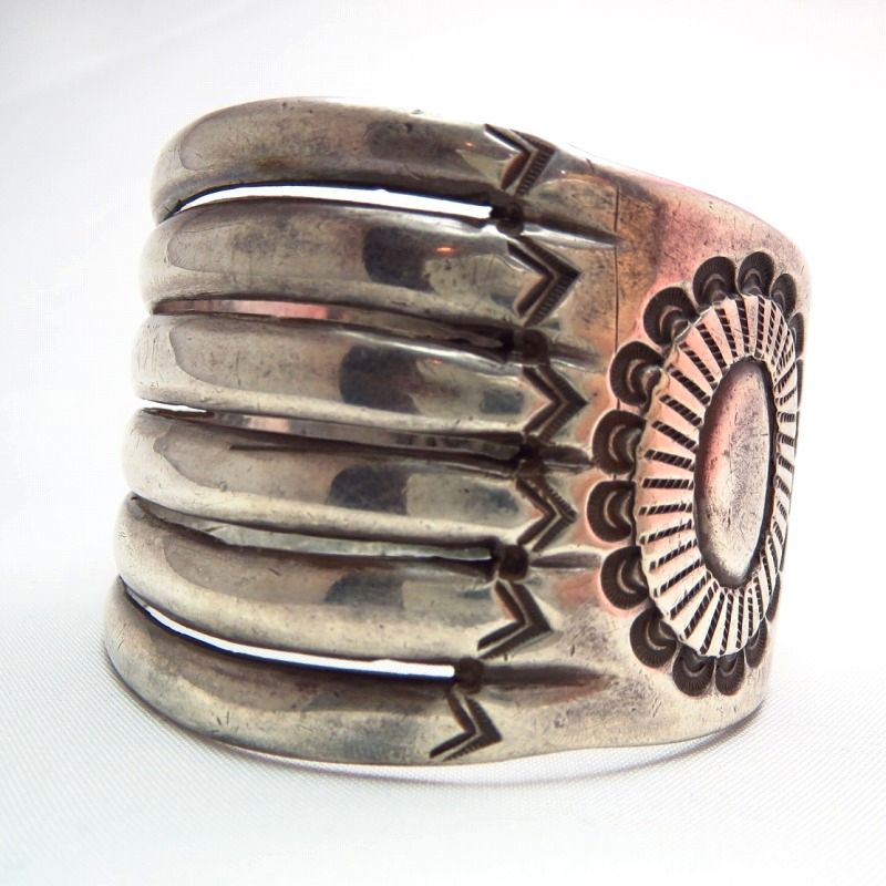 Antique Ingot Split Shank Wide Cuff  c.1920