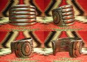 Antique Ingot Split Shank Wide Cuff  c.1920