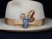 Antique Navajo Stamped Penguin Shape Pin Brooch  c.1930～