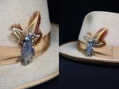 Antique Navajo Stamped Penguin Shape Pin Brooch  c.1930～