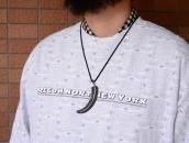 【UITA21/Ganscraft】 Atq Feather Shaped Silver Pendant c.1945～