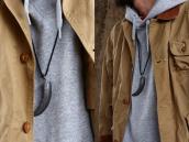 【UITA21/Ganscraft】 Atq Feather Shaped Silver Pendant c.1945～