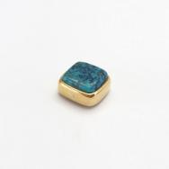 【Charles Loloma】14K Gold Lone MT. Turquiose Earring c.1970～