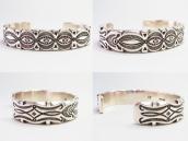 【Clendon Pete】 Fred Peshlakai Style 1/2inch Width Cuff ML-XL