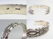 【Clendon Pete】 Fred Peshlakai Style 1/2inch Width Cuff ML-XL