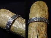 【Clendon Pete】 Fred Peshlakai Style 1/2inch Width Cuff ML-XL