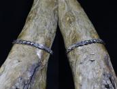 【SILVER PRODUCTS】Coin Silver 900 Navajo Pearls Cuff c.1930～