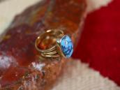 Vintage 14K Gold Ring w/High Grade Persian Turquoise c.1970～